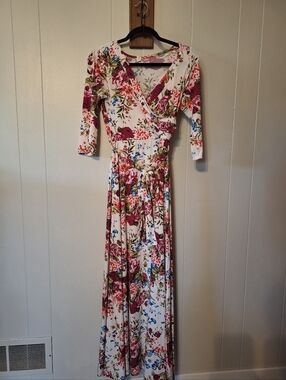 Pinkblush Maternity Maxi Floral Dress